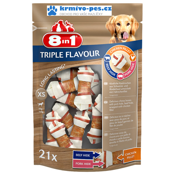 Pochoutka 8in1 Triple Flavour XS (21ks)