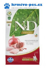 N&D PRIME CAT KITTEN Chicken & Pomegranate 1,5kg