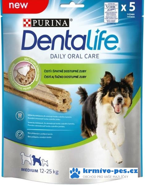 Purina Dentalife Medium 5 ks 115 g