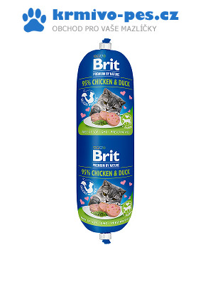 Brit Premium by Nature Meat Sausage Chicken & Duck 180g