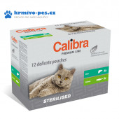 Calibra Cat kapsa Premium Sterilised multipack 12x100g