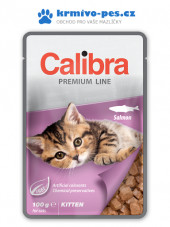 Calibra Cat kapsa Premium Kitten Salmon 100g