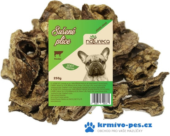 Natureca Hovězí plíce sušené 250 g