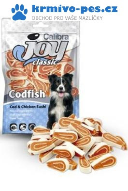 Calibra Joy Dog Classic Cod & Chicken Sushi New 80 g