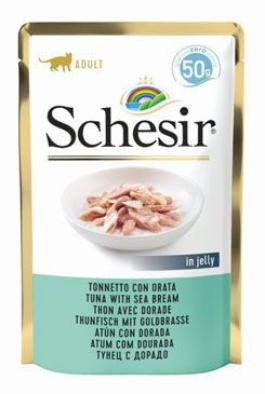 Schesir Cat kapsa Adult tuňák/pražma 50g