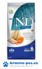 N&D OCEAN CAT Kitten Cod & Shrimp & Pumpkin&Melon 5kg