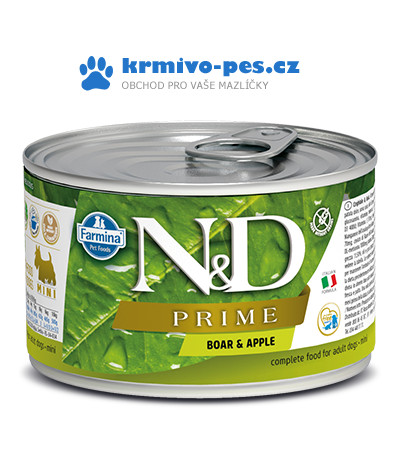 N&D Prime Adult Boar & Apple Mini 140 g