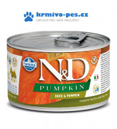 N&D DOG PUMPKIN konzerva Adult Duck & Pumpkin Mini 140g