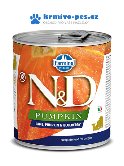 N&D Pumpkin Puppy Lamb & Blueberry 285 g