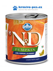 N&D DOG PUMPKIN konzerva Puppy Lamb & Blueberry 285g