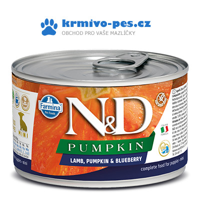 N&D Pumpkin Puppy Lamb & Blueberry Mini 140 g