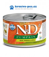 N&D DOG PUMPKIN konzerva Adult Boar & Apple Mini 140g