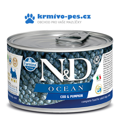 N&D Ocean Adult Codfish & Pumpkin Mini 140 g