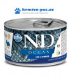 N&D DOG OCEAN konzerva Adult Codfish & Pumpkin Mini 140g