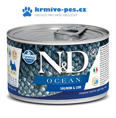 N&D Ocean Adult Salmon & Codfish Mini 140 g