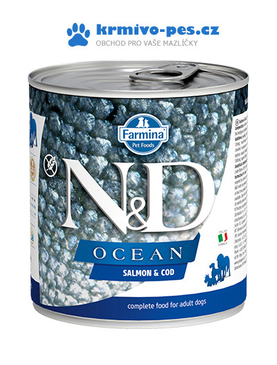 N&D Ocean Adult Salmon & Codfish 285 g