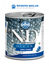 N&D DOG OCEAN konzerva Adult Trout & Salmon 285g
