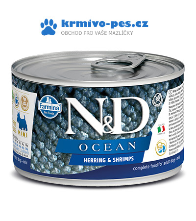 N&D ocean Adult Herring & Shrimps Mini 140 g