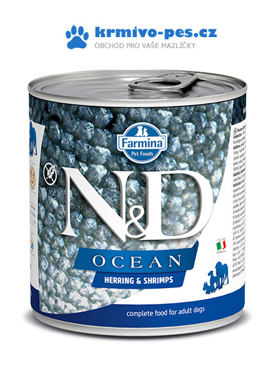 N&D Oean Adult Herring & Shrimps 285 g