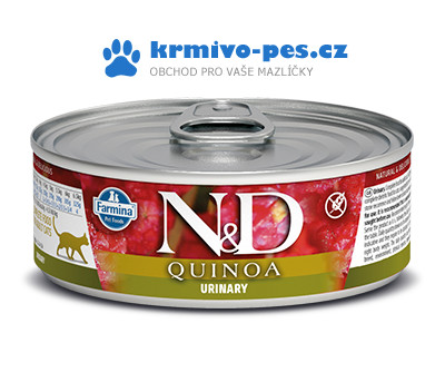 N&D CAT QUINOA Urinary Duck & Cranberry 80 g