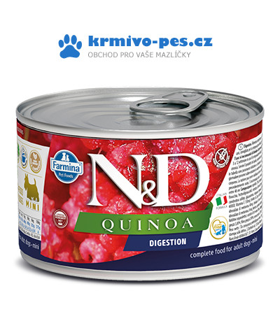 N&D Quinoa Digestion Lamb & Fennel Mini 140 g