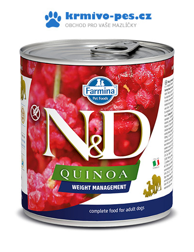 N&D Quinoa Weight Mnmgmt Lamb & Brocolli 285 g