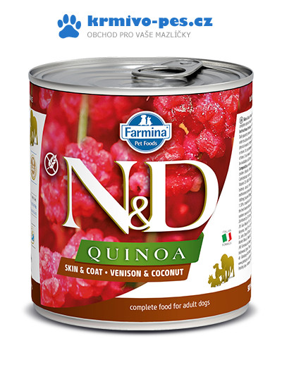 N&D Quinoa Venison & Coconut 285 g