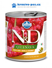 N&D DOG QUINOA konzerva Quail & Coconut 285g