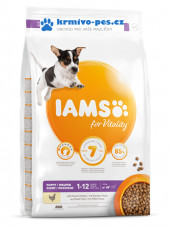 Iams Dog Puppy Small&Medium Chicken 3kg