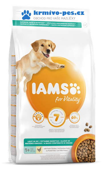 IAMS ProActive Health Adult Light in Fat for Sterilsed/Overweight dogs Chicken 12 kg