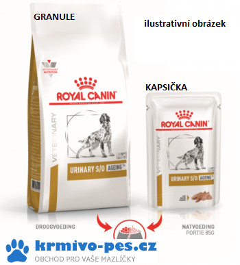 Royal Canin VD Dog kaps. Urinary S/O 7+ Ageing 12 x 85 g
