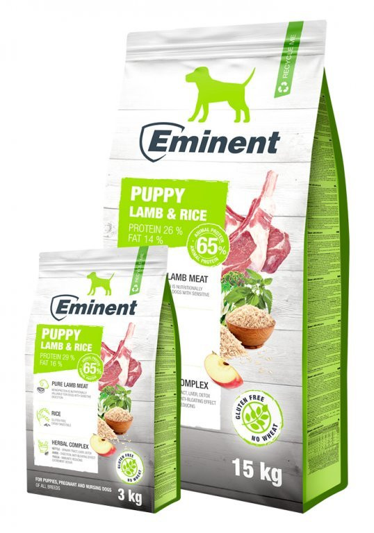 Eminent Dog Puppy Lamb&Rice 15kg