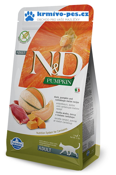 N&D GF Pumpkin CAT Duck & Cantaloupe melon 5kg