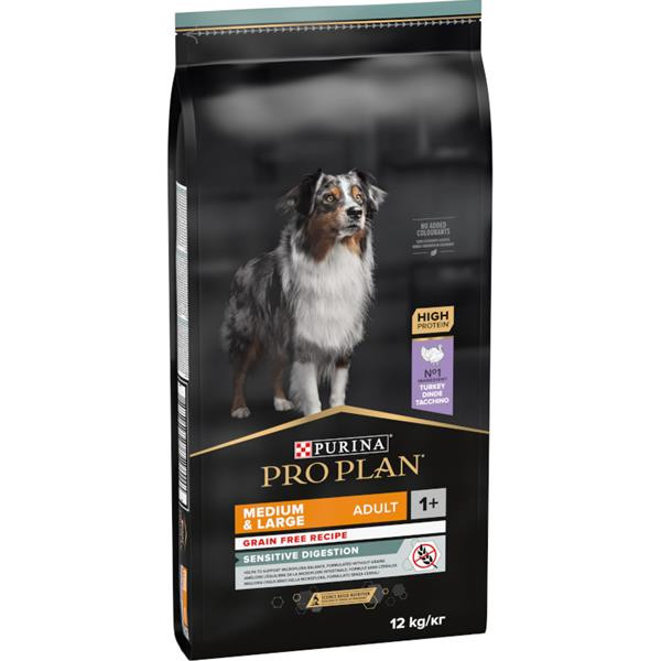 PRO PLAN Dog Adult Medium&Large Grain Free krůta 12 kg