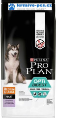 PRO PLAN Dog Adult Medium&Large Grain Free krůta 12kg