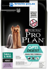 PRO PLAN Dog Adult Small&Mini Grain Free krůta 7kg