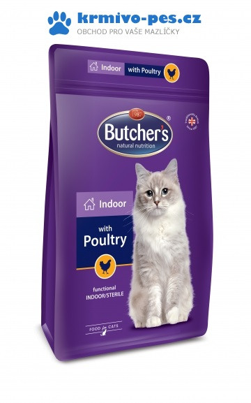 Butcher's Cat Pro Series Indoor s drůbežím 800 g