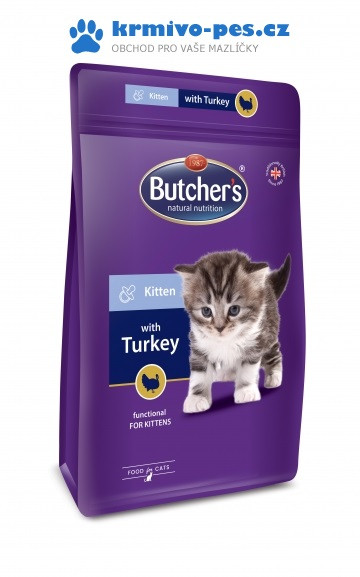 Butcher's Cat Pro Series Kitten s krůtou 800 g