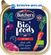 Butcher's Dog Bio s hovězím vanička 150g