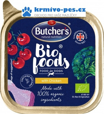 Butcher's Dog Bio s kuřecím vanička 150g