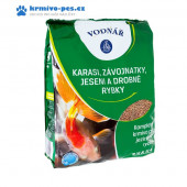 Vodnář Krmivo ZÁVOJNATKY, JESENY A JINÉ DROBNÉ RYBKY 0,5kg