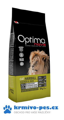 Visán Optima Cat Adult Hairball 2 kg