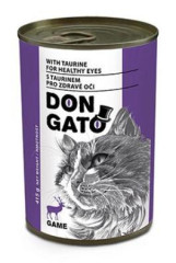 Don Gato cat konzerva zvěřinová 415g