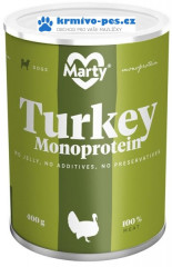 MARTY konz. pro psy - Monoprotein krůtí 400 g