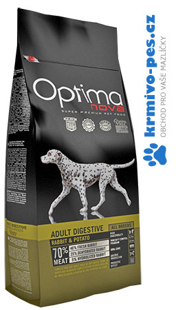 Optima Nova Dog Adult Digestive 12 kg