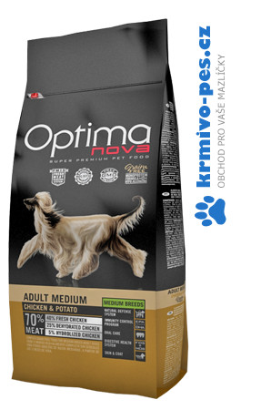 Optima Nova Dog Adult Medium Grain Free12 kg