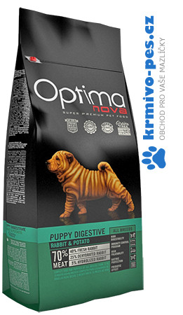 Optima Nova Dog Puppy Digestive 12 kg