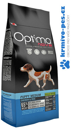 Optima Nova Dog Puppy Medium 12 kg