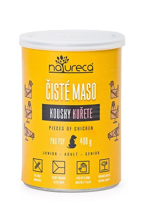 NATURECA konz. kuřecí kousky pro psy 400g