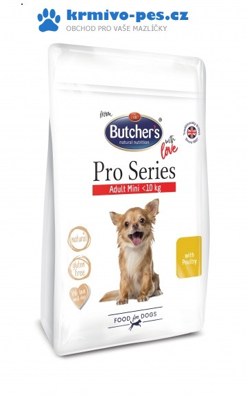 Butcher’s Dog Pro Series pro malé psy s drůbežím 800g